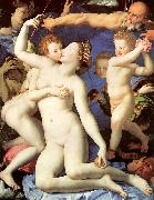 Agnolo Bronzino An Allegory of Venus and Cupid oil painting